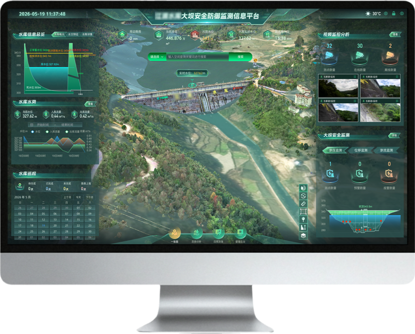 某区县水库大坝安全监测系统 · 项目介绍 1