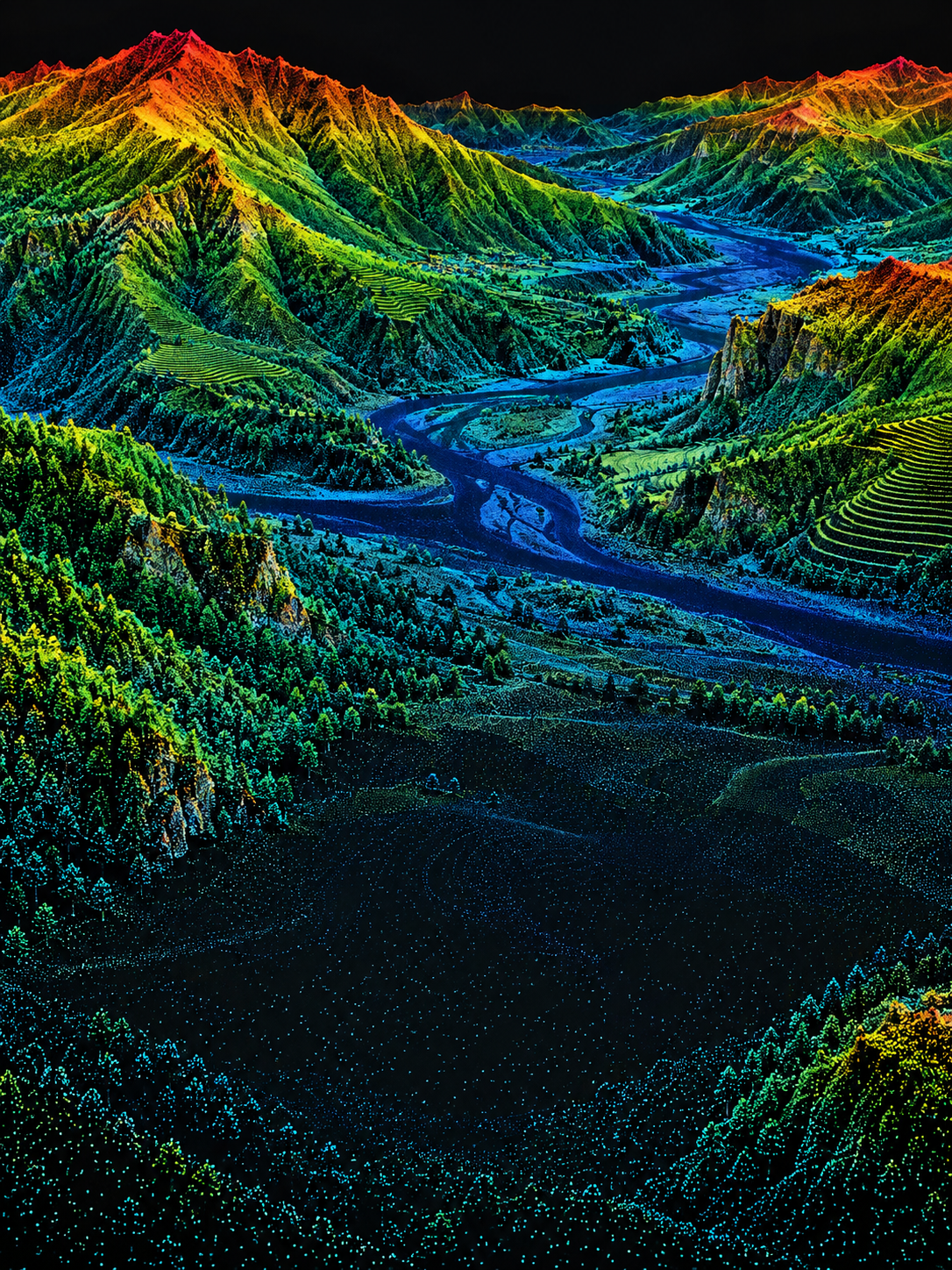 地形与点云数据场景