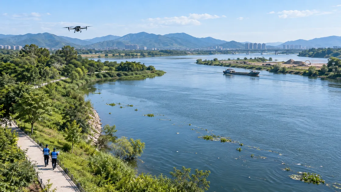 河湖巡查与“四乱”核查应用场景示意