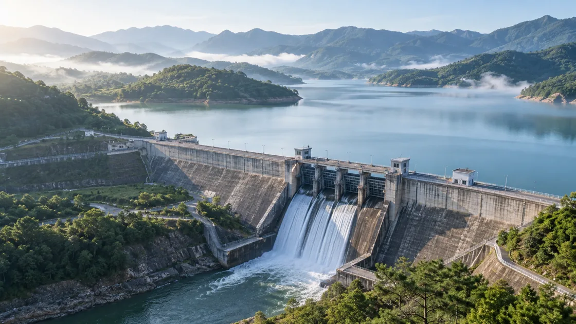 水库大坝与库区巡检应用场景示意