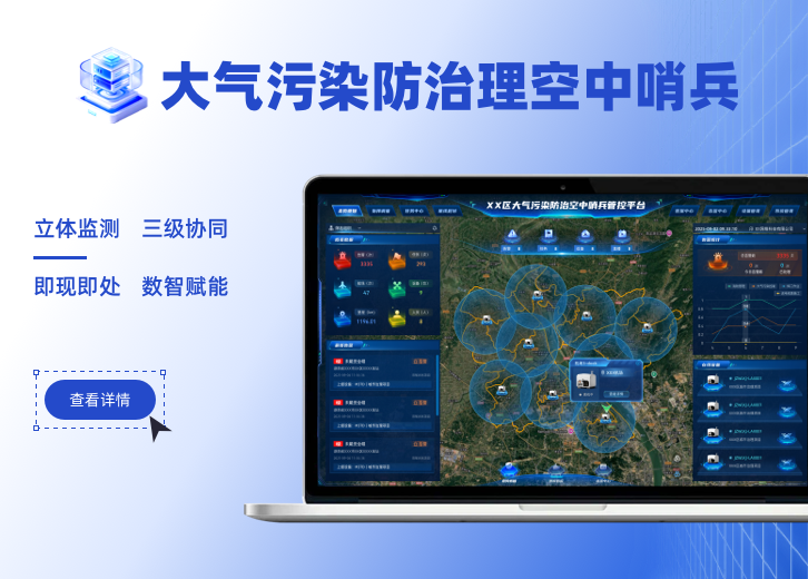 某区县大气污染防治理空中哨兵